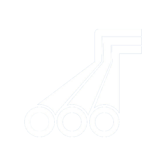 seamless pipes icon in white color